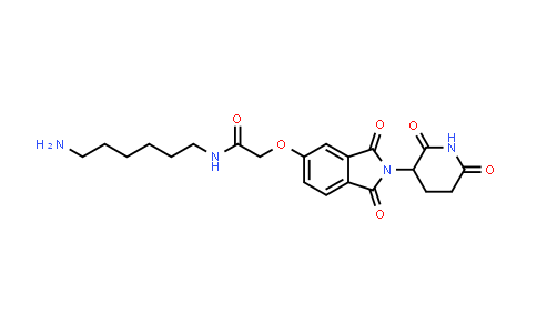 2743432-04-2 | N-(6-aminohexyl)-2-[2-(2,6-dioxo-3-piperidyl)-1,3-dioxo-isoindolin-5-yl]oxy-acetamide