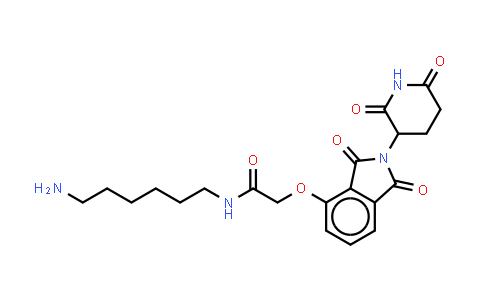 MC853886 | 1950635-13-8 | N-(6-aminohexyl)-2-[2-(2,6-dioxo-3-piperidyl)-1,3-dioxo-isoindolin-4-yl]oxy-acetamide