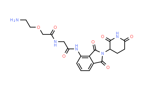 MC853895 | 2722612-07-7 | 2-[[2-(2-aminoethoxy)acetyl]amino]-N-[2-(2,6-dioxo-3-piperidyl)-1,3-dioxo-isoindolin-4-yl]acetamide