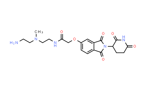 2467423-38-5 | N-[2-[2-aminoethyl(methyl)amino]ethyl]-2-[2-(2,6-dioxo-3-piperidyl)-1,3-dioxo-isoindolin-5-yl]oxy-acetamide