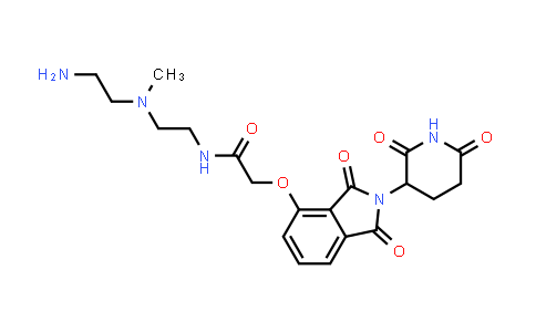 2682112-15-6 | N-[2-[2-aminoethyl(methyl)amino]ethyl]-2-[2-(2,6-dioxo-3-piperidyl)-1,3-dioxo-isoindolin-4-yl]oxy-acetamide