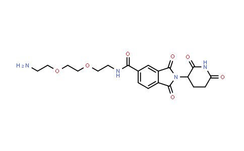 MC853909 | 2550398-08-6 | N-[2-[2-(2-aminoethoxy)ethoxy]ethyl]-2-(2,6-dioxo-3-piperidyl)-1,3-dioxo-isoindoline-5-carboxamide