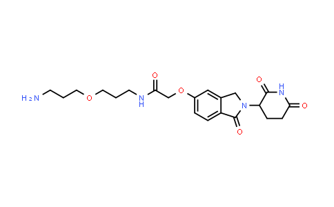 2743438-32-4 | N-[3-(3-aminopropoxy)propyl]-2-[2-(2,6-dioxo-3-piperidyl)-1-oxo-isoindolin-5-yl]oxy-acetamide