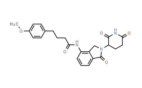 2319076-77-0 | N-[2-(2,6-dioxo-3-piperidyl)-1-oxo-isoindolin-4-yl]-4-(4-methoxyphenyl)butanamide