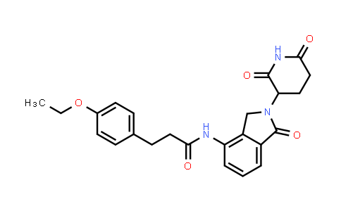 2319247-33-9 | N-[2-(2,6-dioxo-3-piperidyl)-1-oxo-isoindolin-4-yl]-3-(4-ethoxyphenyl)propanamide
