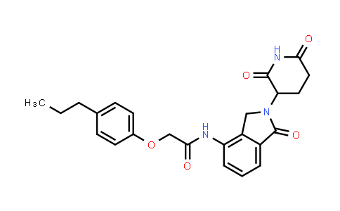 MC853943 | 2321780-63-4 | N-[2-(2,6-dioxo-3-piperidyl)-1-oxo-isoindolin-4-yl]-2-(4-propylphenoxy)acetamide