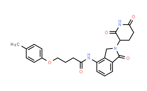 2319491-52-4 | N-[2-(2,6-dioxo-3-piperidyl)-1-oxo-isoindolin-4-yl]-4-(4-methylphenoxy)butanamide