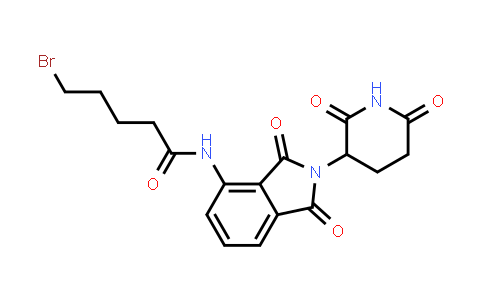 CAS No. 2162120-76-3, 5-bromo-N-[2-(2,6-dioxo-3-piperidyl)-1,3-dioxo-isoindolin-4-yl]pentanamide