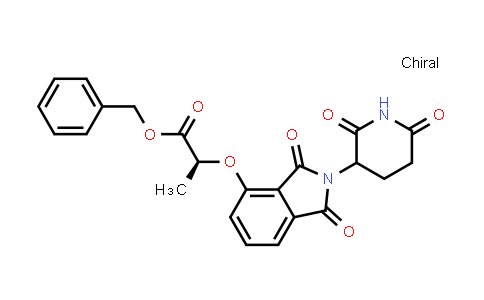 2764746-05-4 | benzyl (2S)-2-[2-(2,6-dioxo-3-piperidyl)-1,3-dioxo-isoindolin-4-yl]oxypropanoate