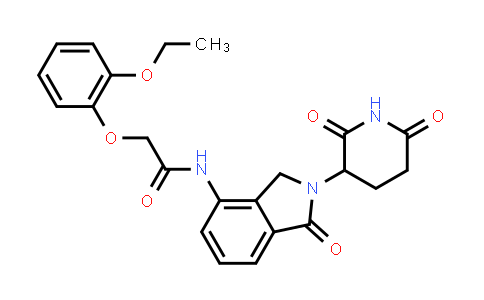 2321608-01-7 | N-[2-(2,6-dioxo-3-piperidyl)-1-oxo-isoindolin-4-yl]-2-(2-ethoxyphenoxy)acetamide
