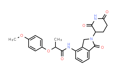 MC853961 | 2319228-59-4 | N-[2-(2,6-dioxo-3-piperidyl)-1-oxo-isoindolin-4-yl]-2-(4-methoxyphenoxy)propanamide