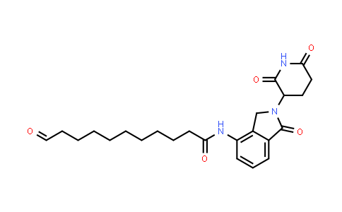 MC853982 | 2089207-05-4 | N-[2-(2,6-dioxo-3-piperidyl)-1-oxo-isoindolin-4-yl]-11-oxo-undecanamide