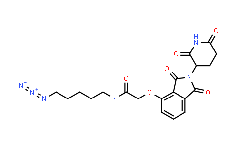 2748156-34-3 | N-(5-azidopentyl)-2-[2-(2,6-dioxo-3-piperidyl)-1,3-dioxo-isoindolin-4-yl]oxy-acetamide