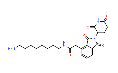 DY853994 | 1957236-31-5 | N-(8-aminooctyl)-2-[2-(2,6-dioxo-3-piperidyl)-1,3-dioxo-isoindolin-4-yl]acetamide