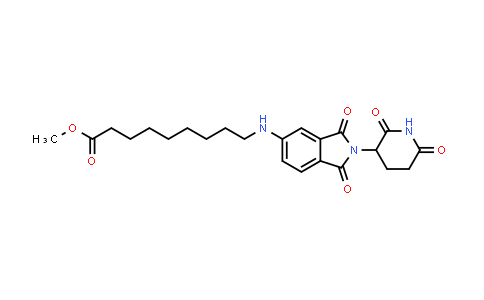 2773460-89-0 | methyl 9-[[2-(2,6-dioxo-3-piperidyl)-1,3-dioxo-isoindolin-5-yl]amino]nonanoate