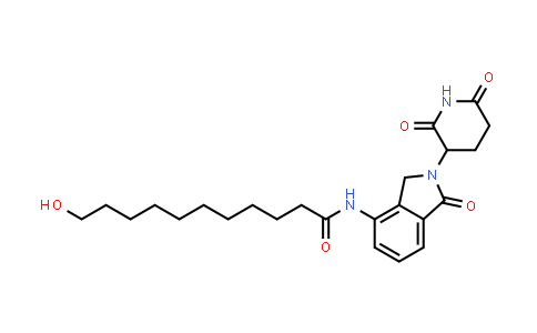 DY854013 | 2089207-04-3 | N-[2-(2,6-dioxo-3-piperidyl)-1-oxo-isoindolin-4-yl]-11-hydroxy-undecanamide