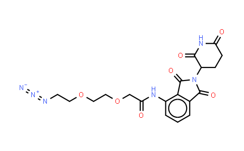 MC854017 | 2267306-14-7 | 2-[2-(2-azidoethoxy)ethoxy]-N-[2-(2,6-dioxo-3-piperidyl)-1,3-dioxo-isoindolin-4-yl]acetamide