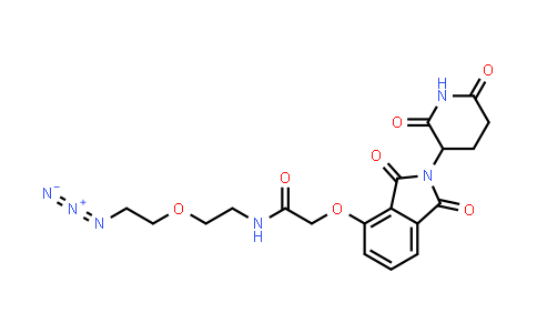 MC854018 | 2597167-25-2 | N-[2-(2-azidoethoxy)ethyl]-2-[2-(2,6-dioxo-3-piperidyl)-1,3-dioxo-isoindolin-4-yl]oxy-acetamide