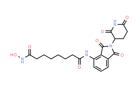 2758388-38-2 | N-[2-(2,6-dioxo-3-piperidyl)-1,3-dioxo-isoindolin-4-yl]-8-(hydroxyamino)-8-oxo-octanamide