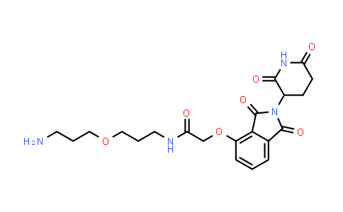 1957235-77-6 | N-[3-(3-aminopropoxy)propyl]-2-[2-(2,6-dioxo-3-piperidyl)-1,3-dioxo-isoindolin-4-yl]oxy-acetamide