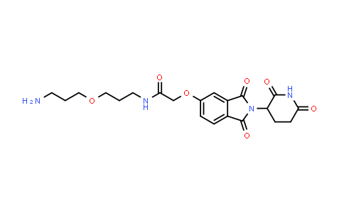 MC854049 | 2743431-67-4 | N-[3-(3-aminopropoxy)propyl]-2-[2-(2,6-dioxo-3-piperidyl)-1,3-dioxo-isoindolin-5-yl]oxy-acetamide