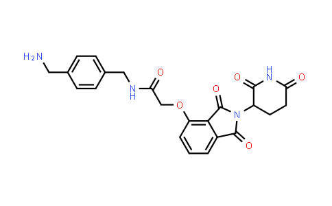 MC854094 | 1957235-80-1 | N-[[4-(aminomethyl)phenyl]methyl]-2-[2-(2,6-dioxo-3-piperidyl)-1,3-dioxo-isoindolin-4-yl]oxy-acetamide