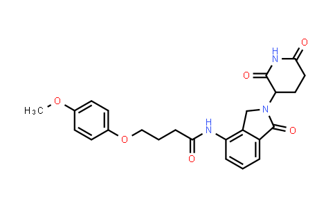 2319491-53-5 | N-[2-(2,6-dioxo-3-piperidyl)-1-oxo-isoindolin-4-yl]-4-(4-methoxyphenoxy)butanamide