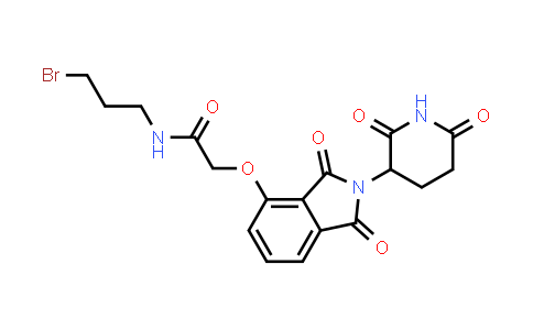 MC854107 | 2940940-20-3 | N-(3-bromopropyl)-2-[2-(2,6-dioxo-3-piperidyl)-1,3-dioxo-isoindolin-4-yl]oxy-acetamide