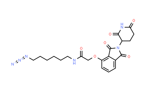 2738924-87-1 | N-(6-azidohexyl)-2-[2-(2,6-dioxo-3-piperidyl)-1,3-dioxo-isoindolin-4-yl]oxy-acetamide