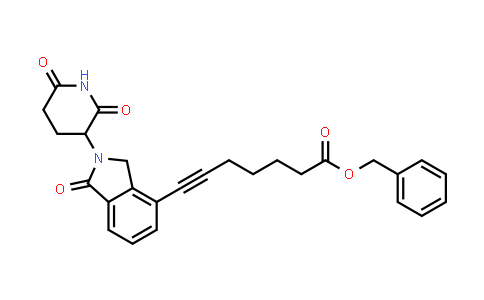 MC854150 | 2411021-53-7 | benzyl 7-[2-(2,6-dioxo-3-piperidyl)-1-oxo-isoindolin-4-yl]hept-6-ynoate