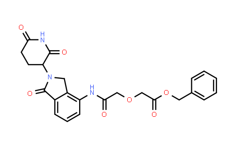 MC854203 | 2380273-86-7 | benzyl 2-[2-[[2-(2,6-dioxo-3-piperidyl)-1-oxo-isoindolin-4-yl]amino]-2-oxo-ethoxy]acetate