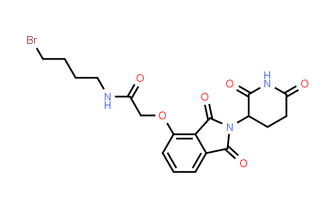 2940934-25-6 | N-(4-bromobutyl)-2-[2-(2,6-dioxo-3-piperidyl)-1,3-dioxo-isoindolin-4-yl]oxy-acetamide