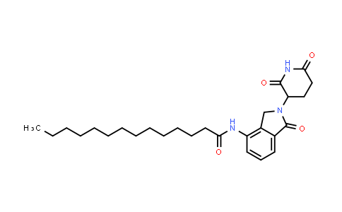 MC854220 | 1492901-29-7 | N-[2-(2,6-dioxo-3-piperidyl)-1-oxo-isoindolin-4-yl]tetradecanamide