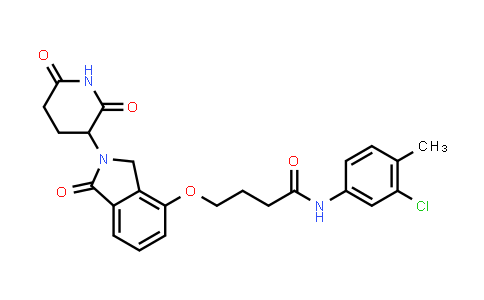 2413733-73-8 | N-(3-chloro-4-methyl-phenyl)-4-[2-(2,6-dioxo-3-piperidyl)-1-oxo-isoindolin-4-yl]oxy-butanamide