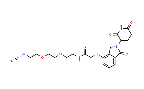 2651997-02-1 | N-[2-[2-(2-azidoethoxy)ethoxy]ethyl]-2-[2-(2,6-dioxo-3-piperidyl)-1-oxo-isoindolin-4-yl]oxy-acetamide