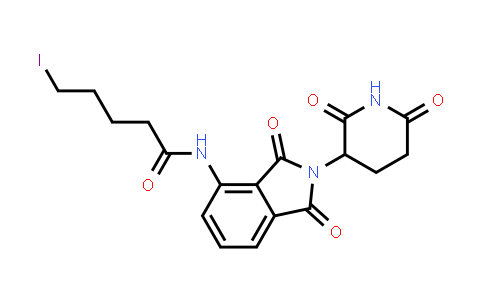 2703834-53-9 | N-[2-(2,6-dioxo-3-piperidyl)-1,3-dioxo-isoindolin-4-yl]-5-iodo-pentanamide