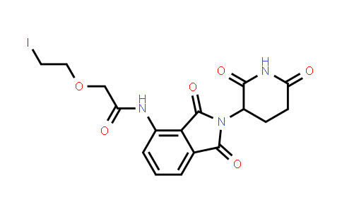 2162120-95-6 | N-[2-(2,6-dioxo-3-piperidyl)-1,3-dioxo-isoindolin-4-yl]-2-(2-iodoethoxy)acetamide