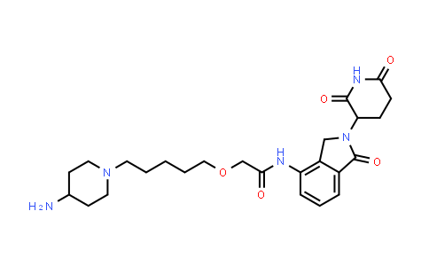2415734-86-8 | 2-[5-(4-amino-1-piperidyl)pentoxy]-N-[2-(2,6-dioxo-3-piperidyl)-1-oxo-isoindolin-4-yl]acetamide