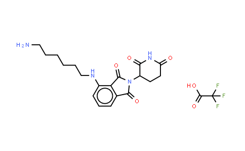 MC854350 | 2093386-51-5 | 4-(6-aminohexylamino)-2-(2,6-dioxo-3-piperidyl)isoindoline-1,3-dione;2,2,2-trifluoroacetic acid
