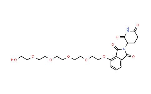MC854439 | 2484091-02-1 | 2-(2,6-dioxo-3-piperidyl)-4-[2-[2-[2-[2-(2-hydroxyethoxy)ethoxy]ethoxy]ethoxy]ethoxy]isoindoline-1,3-dione