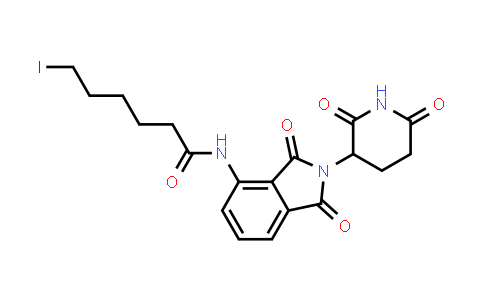 2349356-03-0 | N-[2-(2,6-dioxo-3-piperidyl)-1,3-dioxo-isoindolin-4-yl]-6-iodo-hexanamide