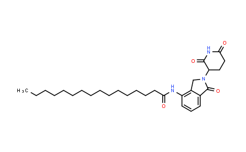 MC854458 | 1492901-26-4 | N-[2-(2,6-dioxo-3-piperidyl)-1-oxo-isoindolin-4-yl]hexadecanamide