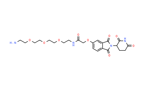 2694722-64-8 | N-[2-[2-[2-(2-aminoethoxy)ethoxy]ethoxy]ethyl]-2-[2-(2,6-dioxo-3-piperidyl)-1,3-dioxo-isoindolin-5-yl]oxy-acetamide