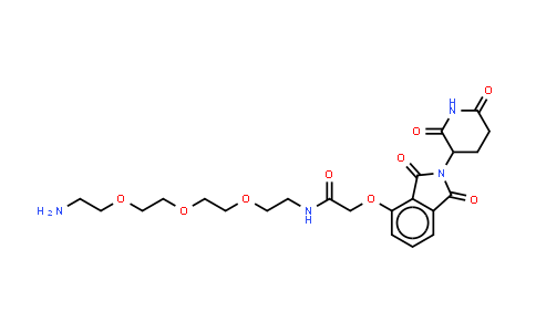 1957236-20-2 | N-[2-[2-[2-(2-aminoethoxy)ethoxy]ethoxy]ethyl]-2-[2-(2,6-dioxo-3-piperidyl)-1,3-dioxo-isoindolin-4-yl]oxy-acetamide