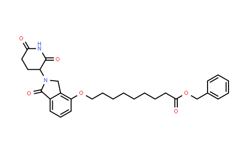2411021-61-7 | benzyl 9-[2-(2,6-dioxo-3-piperidyl)-1-oxo-isoindolin-4-yl]oxynonanoate