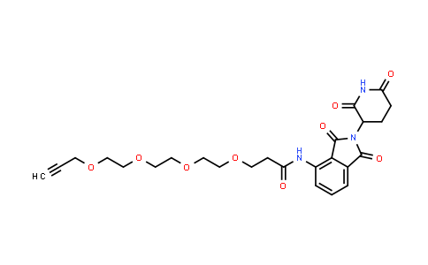 2244702-88-1 | N-[2-(2,6-dioxo-3-piperidyl)-1,3-dioxo-isoindolin-4-yl]-3-[2-[2-(2-prop-2-ynoxyethoxy)ethoxy]ethoxy]propanamide