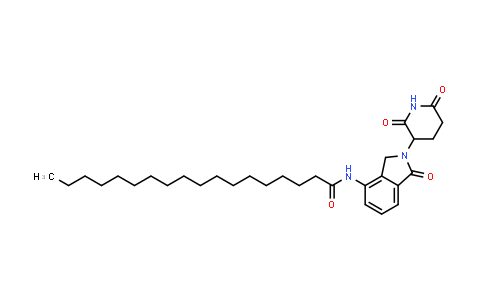 1492901-34-4 | N-[2-(2,6-dioxo-3-piperidyl)-1-oxo-isoindolin-4-yl]octadecanamide