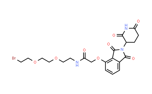 2940934-67-6 | N-[2-[2-(2-bromoethoxy)ethoxy]ethyl]-2-[2-(2,6-dioxo-3-piperidyl)-1,3-dioxo-isoindolin-4-yl]oxy-acetamide