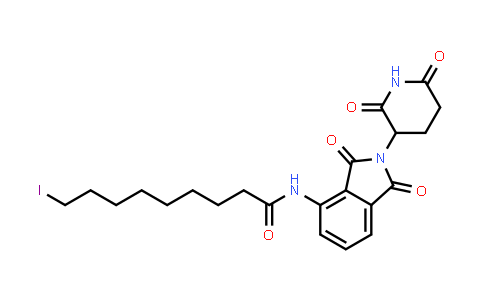 CAS No. 2703834-55-1, N-[2-(2,6-dioxo-3-piperidyl)-1,3-dioxo-isoindolin-4-yl]-9-iodo-nonanamide