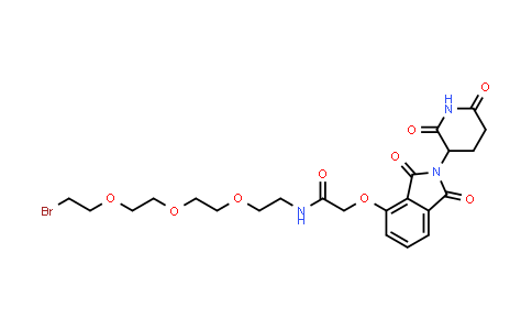 2940939-36-4 | N-[2-[2-[2-(2-bromoethoxy)ethoxy]ethoxy]ethyl]-2-[2-(2,6-dioxo-3-piperidyl)-1,3-dioxo-isoindolin-4-yl]oxy-acetamide